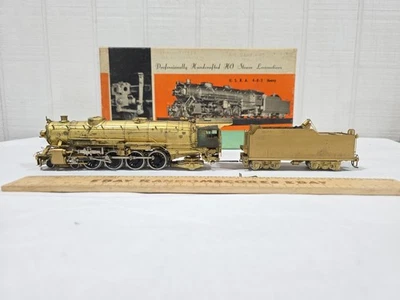 Akane Brass HO Scale USRA Heavy 4-8-2  Steam Loco/Tender "Runs" As Is Read Desc - Image 1 of 4