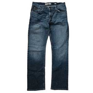 Ariat Legacy M4 (Mens 36x36) Boot Cut Blue Denim Jeans Relaxed Workwear Cowboy - Picture 1 of 8