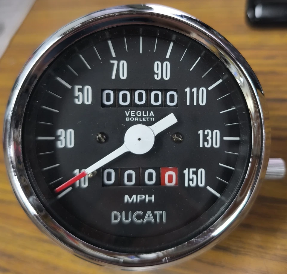 DUCATI 750 SS, 900 SS VELOCÍMETRO, VEGLIA (MILLAS) MPH - Imagen 1 de 3