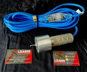 Lowrider Hidráulica, Mango de Lúpulo de Aluminio Billet AZUL, *1 pieza Precableado - Imagen 1 de 3