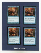 MTG - Odyssey: Careful Study (X4) [LV3551]