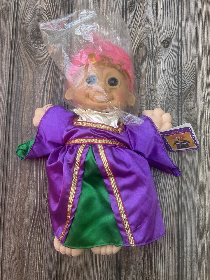 Muñeco de Peluche Vintage Russ Troll Kidz Ginebra 12" Nuevo Lucky Troll Foto 1 de 4