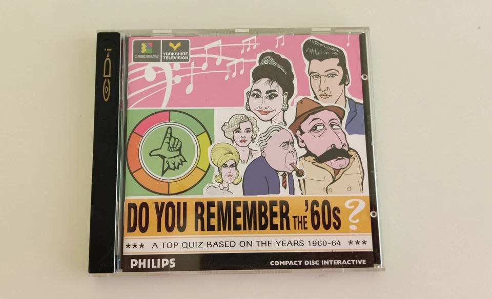 RARE Do You Remember The 60's? Philips CDI Cd-i Interactive VideoGame Original - Image 1 of 3