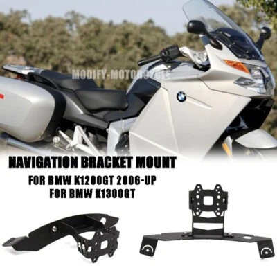 Soporte de navegación de teléfono cargador inalámbrico para motocicleta BMW K1200GT K1300GT Foto 1 de 4