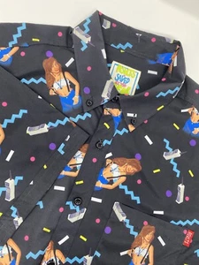 RSVLT Saved By The Bell Kelly Button Up Hemd Herren Large - Bild 1 von 6