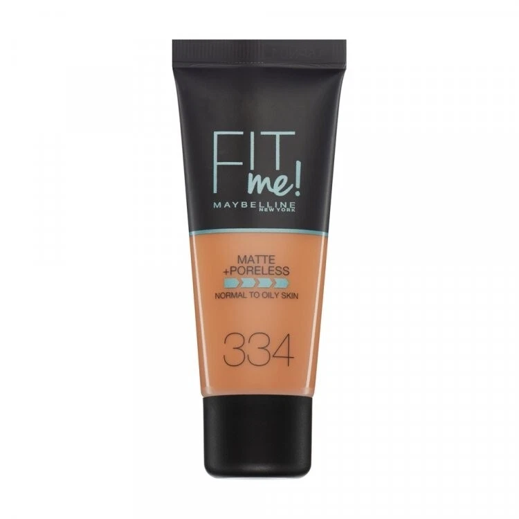 MAYBELLINE FIT ME MATTE & PORELESS FOUNDATION - WARM TAN (334) - Image 1 of 1