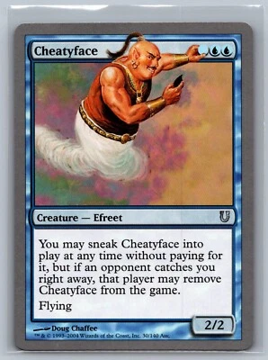 Magic The Gathering Unhinged Cheatyface #30/140 MTG TCG CCG - Image 1 of 2
