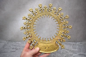Halo de latón ornamentado para tu estatua, 10 1/2" diam. (CU548) chalice co - Imagen 1 de 12