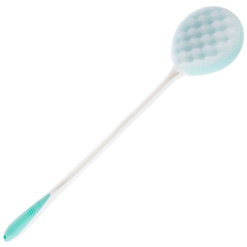 Exfoliating Long Handled Sponge, 22", Loofah On One Side To Improve Circulation - Image 1 of 1