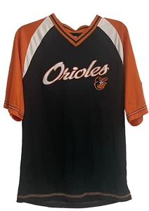 Baltimore Orioles Davis #19 short sleeve  v neck shirt men's adult Large - Picture 1 of 9