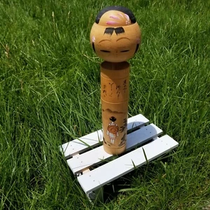 Traditional Japanese kokeshi doll, kokeshi doll, vintage kokeshi - Picture 1 of 7