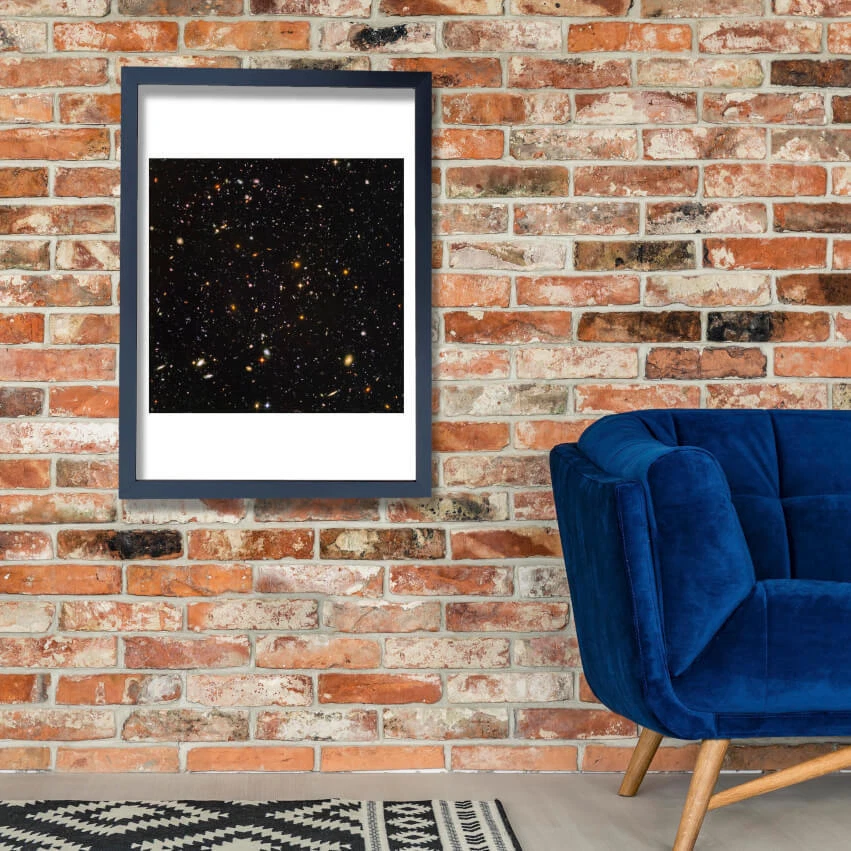 Hubble Telescope - Ultra Deep Field View Wall Art Poster Print - Image 1 of 4