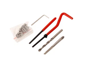 Car Engine Helicoil Thread Repair Kit Insert Break Pin Hand Tap M5-M14 Option - Picture 1 of 7