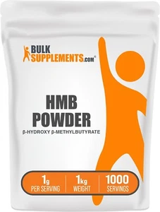 BulkSupplements HMB Powder 1kg - 1g per Serving - Picture 1 of 5