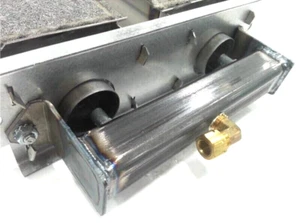 Wood Stone Natural Gas Dual Burner Assembly RP-002-PL4836-7 for 48"  Pizza Oven - Picture 1 of 6