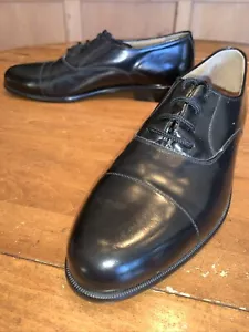 Oxford Mauro Rossetti Hecho a Mano Negro Puntera 9.5 M - Imagen 1 de 10