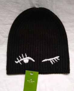KATE SPADE WOOL WINKING BEANIE