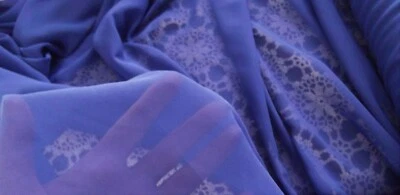 TELA DE GASA AZUL REAL, TRANSPARENTE, 150 cm ANCHO, NOVIA, NOCHE, AUSTRALIANA Foto 1 de 2