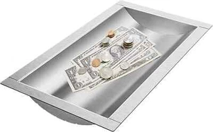 GEBRAUCHT - Marada Edelstahl Drop-In Tablett, 10 L * 12 B * 1,6 H, Drop-In Deal Tablett - Bild 1 von 8