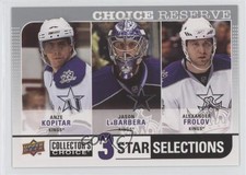 2008 Collector's Choice Reserve Silver Anze Kopitar Jason LaBarbera Alex Frolov