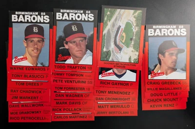 1988 Best Birmingham Barons Minor League Cards - You pick 1! - AA Chi White Sox - Image 1 of 4