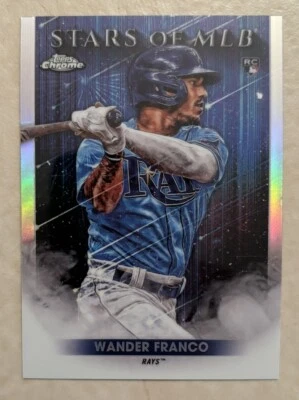 2022 Topps Chrome Series 1 - Stars of MLB -  #SMLBC-20 Wander Franco (RC) - Image 1 of 2