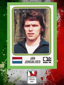 1990 WORLD CUP STORY PANINI SONRIC'S FIGURE NEW 76 JAN JONGBLOED