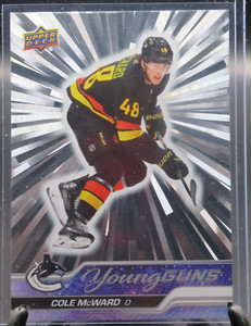 2023-24 Upper Deck Series 1 Cole McWard Outburst Young Guns Rookie RC #244