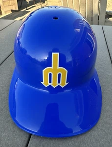 Vintage Seattle Mariners Laich Full Size Plastic Batting Helmet 1969 Brand - Picture 1 of 7