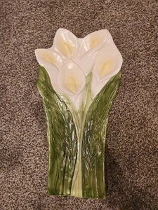 Ebeling And Reuss Vintage Calla Lily Platter Raised Design Made In Japan - Picture 1 of 6