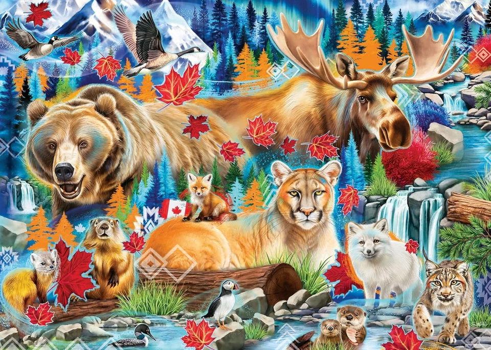 Ravensburger Wild Canada 1000Piece Jigsaw Puzzle Majestic Canadian Landscapes