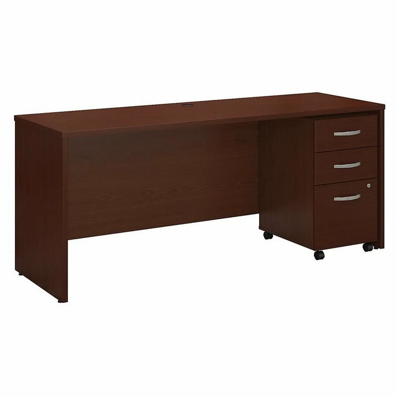 Escritorio Bush BBF Serie C 72" Credenza con Pedestal en Arce Casno Rojizo Foto 1 de 4