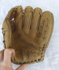 Guante de béisbol de bolsillo vintage Sears lanzador derecho estilo profesional Mitt #1617 - Imagen 1 de 7