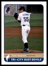 2012 Grandstand Tri-City Dust Devils Tyler Gagnon Tri-City Dust Devils #NNO