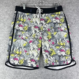 William Murray Boardshorts Herren 30 Allover Animal Print Strand Wochenende Preppy - Bild 1 von 10