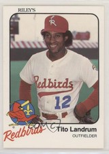 1982 Riley's Louisville Redbirds Tito Landrum #12