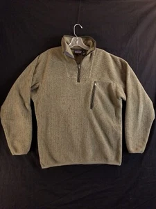 RARO maglione pile vintage Patagonia Chimera Synchilla M verde marrone 25480 1/4 zip - Foto 1 di 13