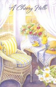 Thoughtful & Nice ENCOURAGEMENT Card, "A Cheery Hello" by Popular Greetings +✉ - Picture 1 of 4