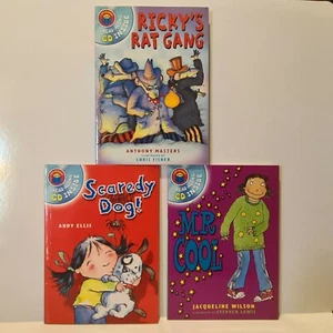 Children's I Am Reading Books 3x Book With CDs Kid's Lot Bundle Ricky's Rat Gang - Picture 1 of 12