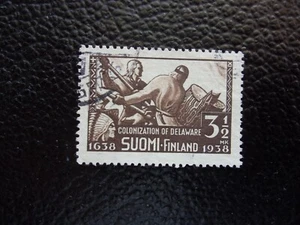 FINNLAND - Grüne Briefmarke / Briefmarke Nr. 204 Obl (A83) - Bild 1 von 2