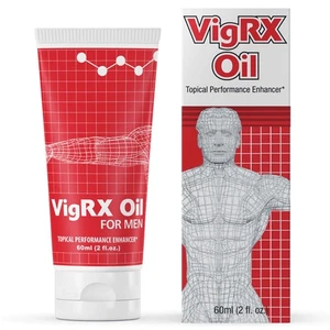VigRX Öl für Männer - 2 flüssige Unzen topische Massageformel, Original authentisch - Bild 1 von 5