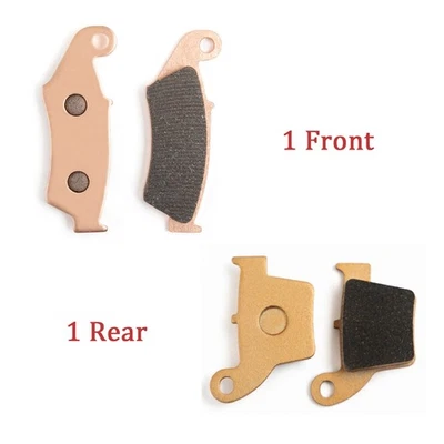 Pastilhas de freio dianteiro + traseiro para Honda CRF250 CRF250R CRF250X 2004-2018 2005 2006 2007 - Imagem 1 de 4