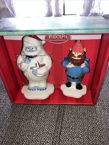 Yukon Cornelius and Bumble Salt and Pepper Shakers Rudolph Movie Christmas - Bild 1 von 5