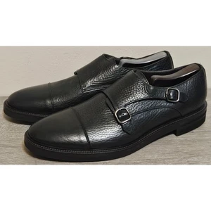 Zapatos de vestir Suitsupply Double Monkstrap Gumlite de cuero verde para hombre talla 11 EE. UU. - Imagen 1 de 13