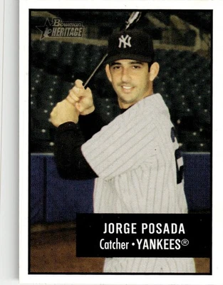 2003 Bowman Heritage #1 Jorge Posada - Image 1 of 2