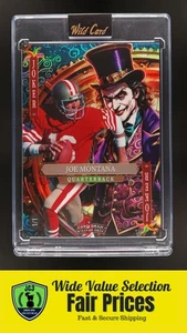 2025 Wild Card Joker's Wild NSCC Joe Montana #SDNJ-JMNb3 SF 49ers 1/1 Card - Picture 1 of 2