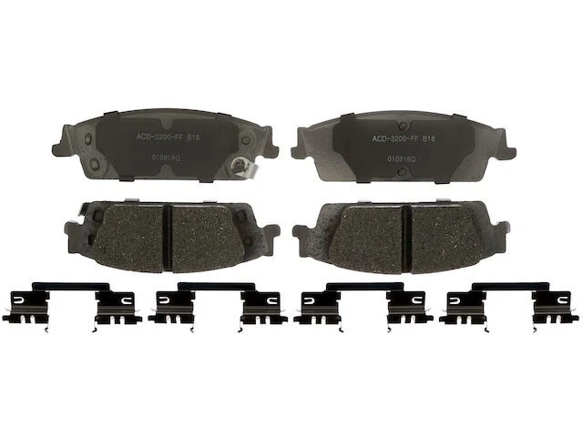 Conjunto de pastilhas de freio traseiras para 2014-2018 GMC Sierra 1500 2015 2016 2017 YT281ZR - Imagem 1 de 1