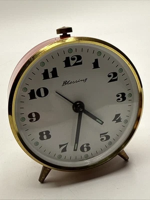 Blessing designer Tischuhr, Wecker, Rot Vintage #12 - Bild 1 von 4