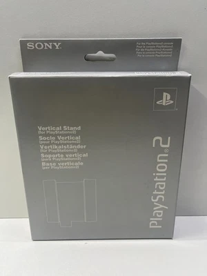 VERTICAL STAND SONY PLAYSTATION 2 PS2 SCPH-10040ESS SILVER - NUOVO NEW - Immagine 1 di 4