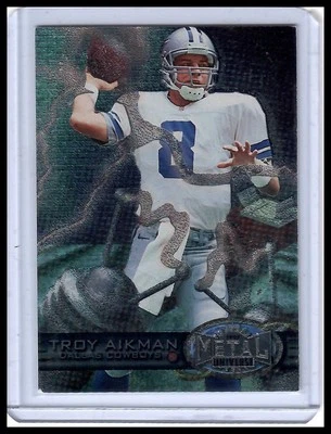 1997 Metal Universe #11 Troy Aikman - Image 1 of 2